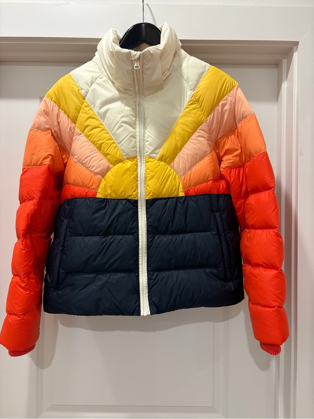 Marine Layer Archive Apres Sunset Down Puffer Jacket Size L - Picture 2 of 12